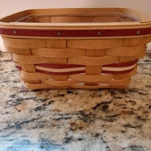 Longaberger Basket w/Hard Protector